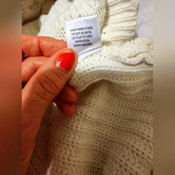 Gypsy Warrior women's off white / cream sweater π€π€ (Medium) π€π€ - Picture 12 of 16